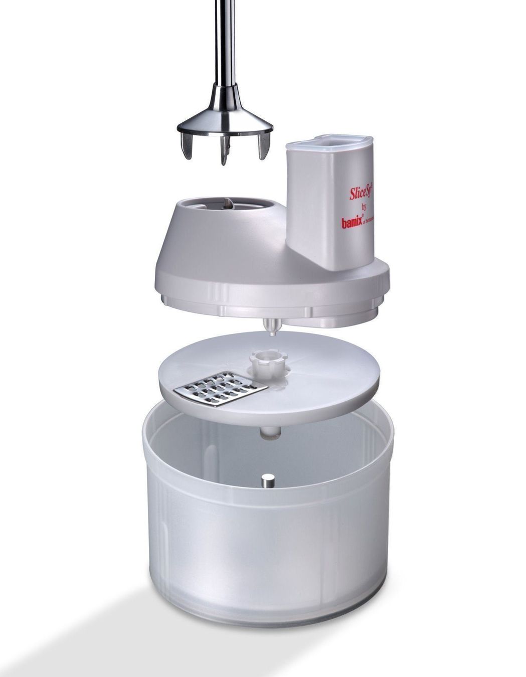 Bamix Elettrodomestici da cucina: bamix SliceSy Grau Zubehör – Nuovo e nell'imballaggio originale da Büren SO venduto da stabmixer24