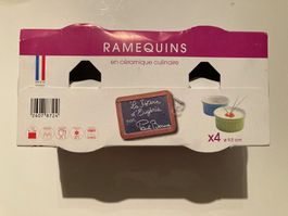 Ramequin Förmchen 4x, Keramik - NEU