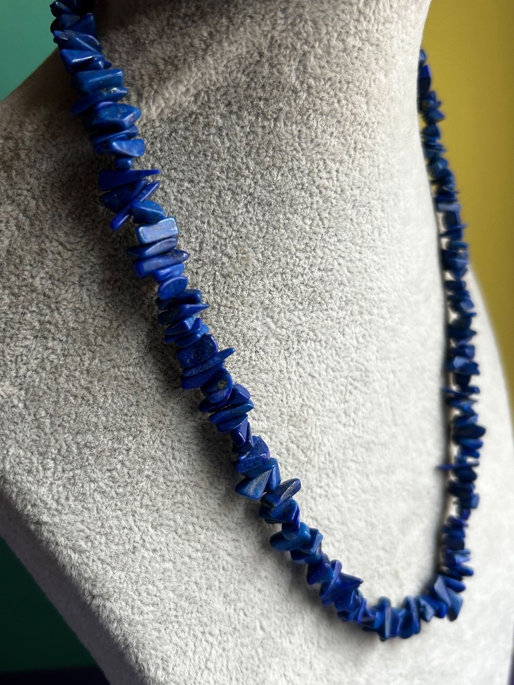 Catenine: Lapislazuli Edelstein Kette (48cm) – Usato da Laufen venduto da Bellebellezza 1