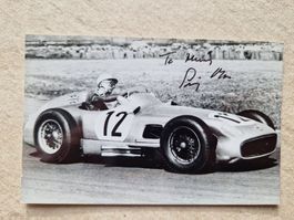 Stirling Moss † - Originalautogramm auf Karte