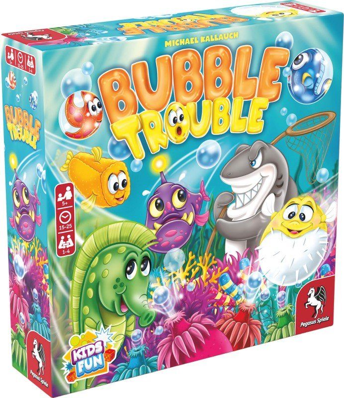 Pegasus Spiele Giochi: Spiel Bubble Trouble – Nuovo e nell'imballaggio originale da Uster venduto da Ludit