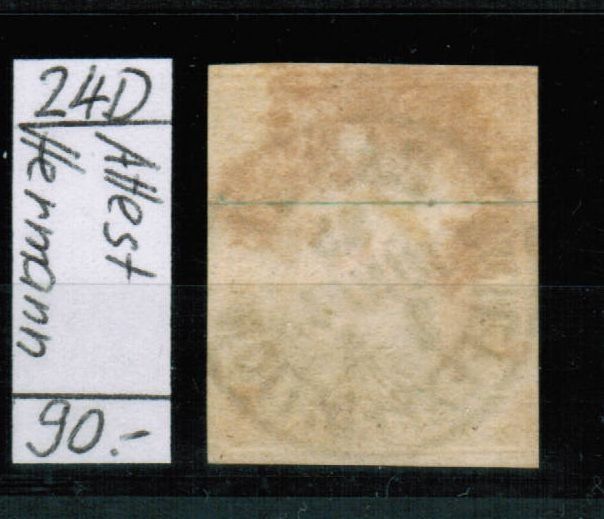 Tous les timbres: Strubel 24D - Attest Hermann – D'occasion à Bern par peri02 1