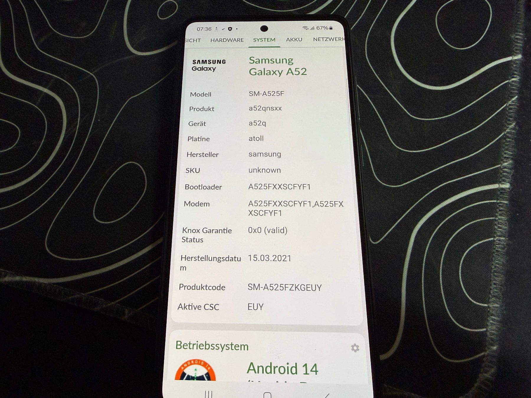 Samsung Handys / Smartphones: Samsung Galaxy A52 128Gb#99 – Gebraucht aus Au SG von bah_6f5w 7