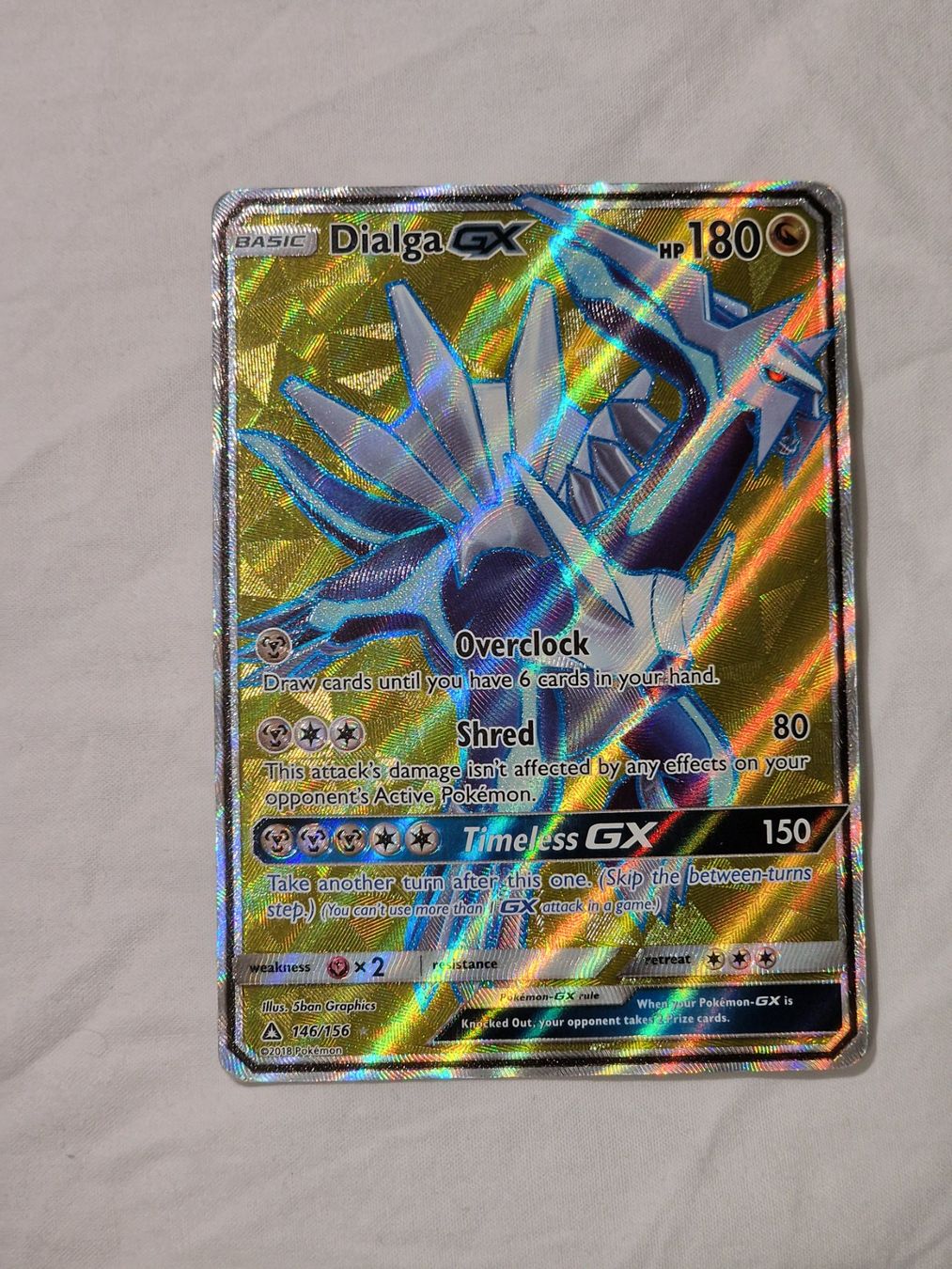 Pokémon Carte collezionabili: Dialga GX 146 – Usato da Binningen venduto da oscark77 2