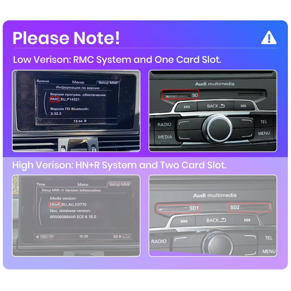 Navigatori: Audi Q3 Android Blidschirm Carplay RDS Autoradio RMC – Nuovo e nell'imballaggio originale da Chiasso venduto da online.shop 1