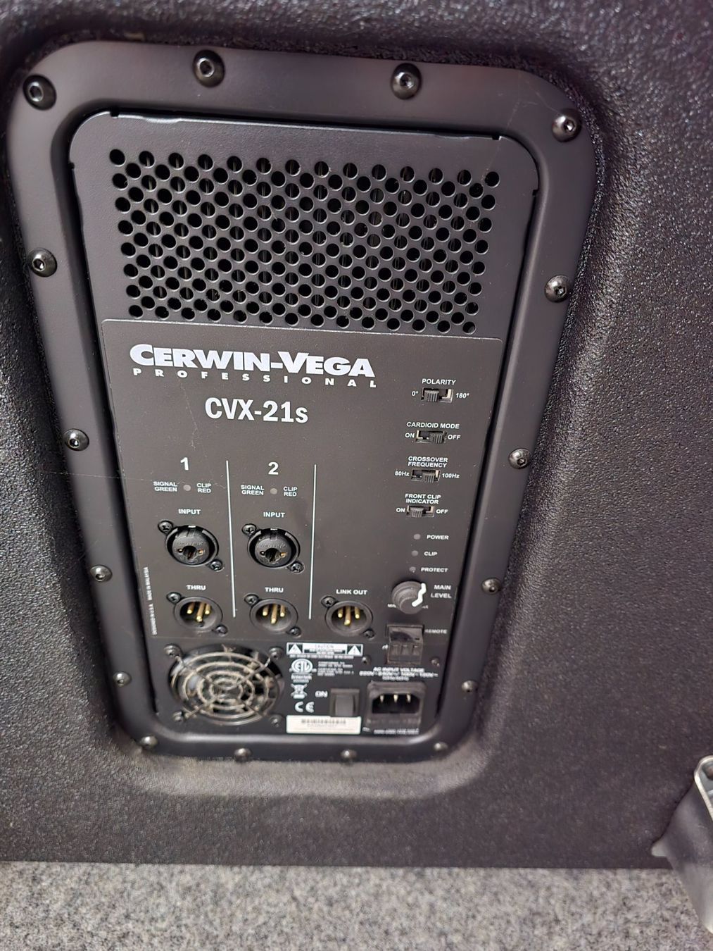 PA Anlage Cerwin-Vega 2x CVE-15 + 21