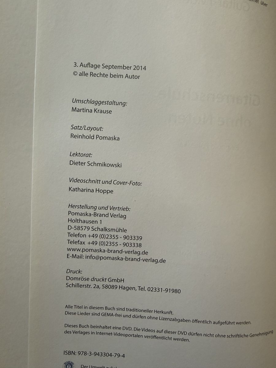 Libri: Guitar-TV: Gitarrenschule mit DVD's – Usato da Buch am Irchel venduto da Sweetharth 1
