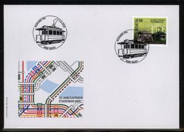 2020, FDC, 125 J. Elektrische Strassenbahn Basel (Nr. 1795)