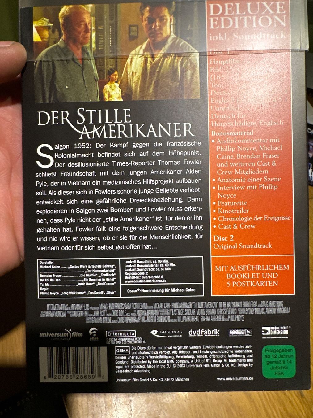 Alle DVDs: Der stille Amerikaner, DVD Box Schuber – Gebraucht aus Benken ZH von Audi-erich 1