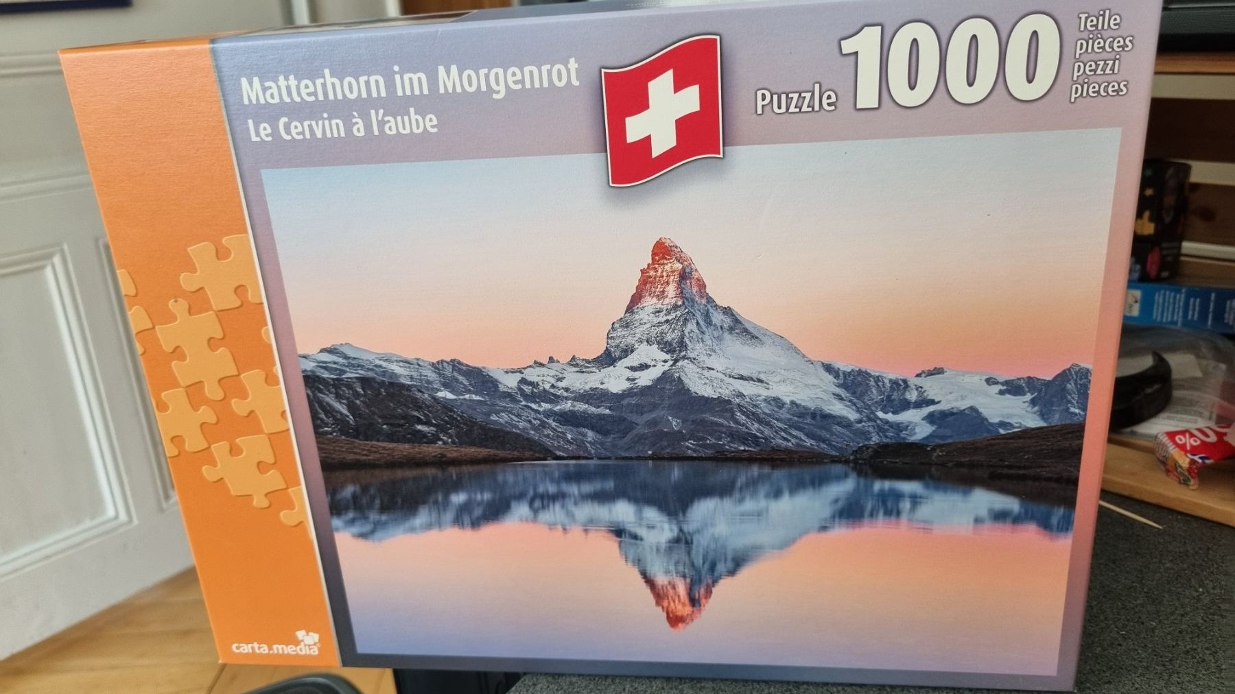 Puzzles: Puzzle  1000 pièces  LE CERVIN A L'AUBE – D'occasion à La Chaux-de-Fonds par mikilo1