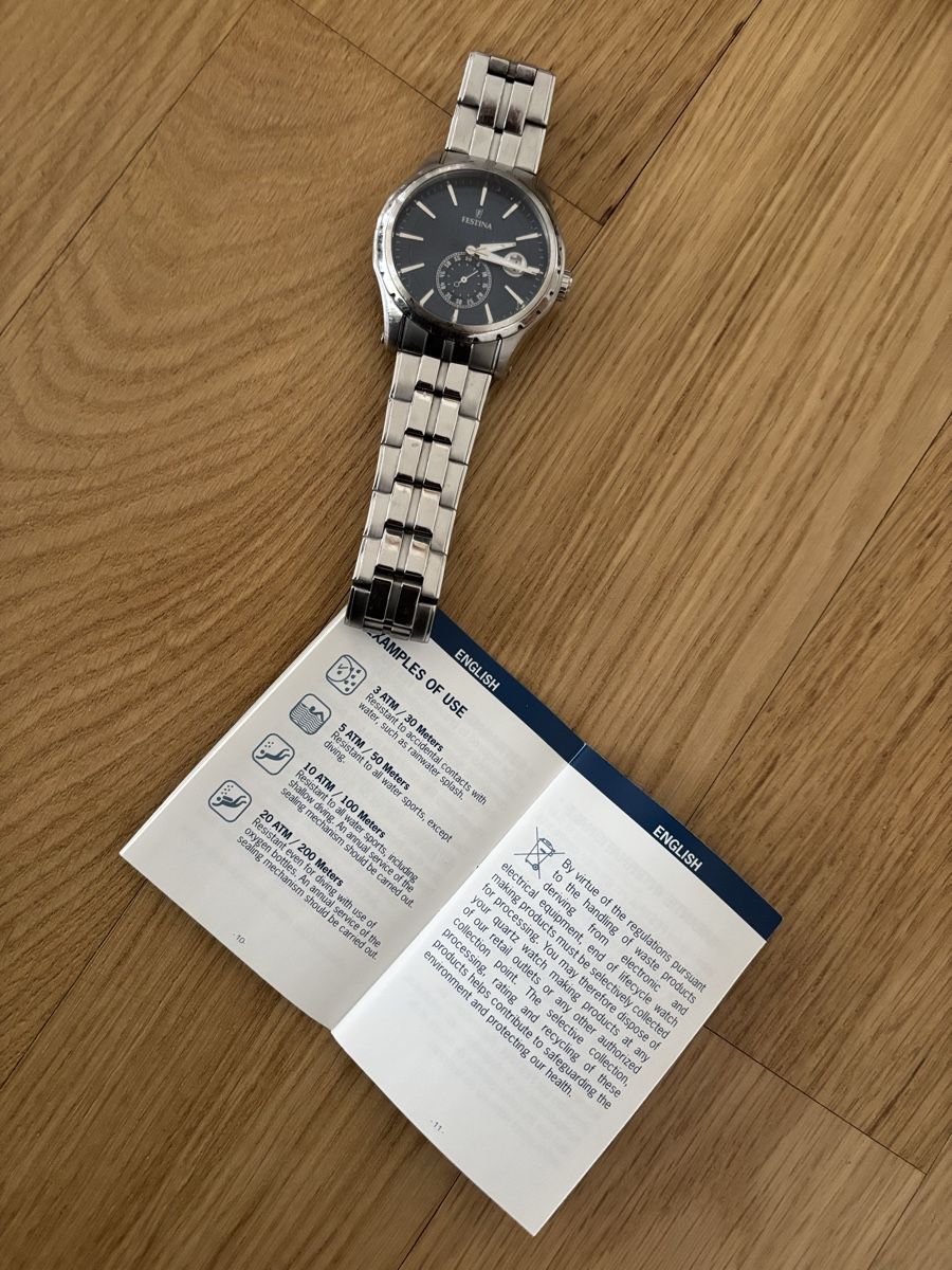 Festina Uhren: Festina F16679 Herren Armbanduhr gebraucht ohne verpackung – Gebraucht aus Balsthal von Inty200 3