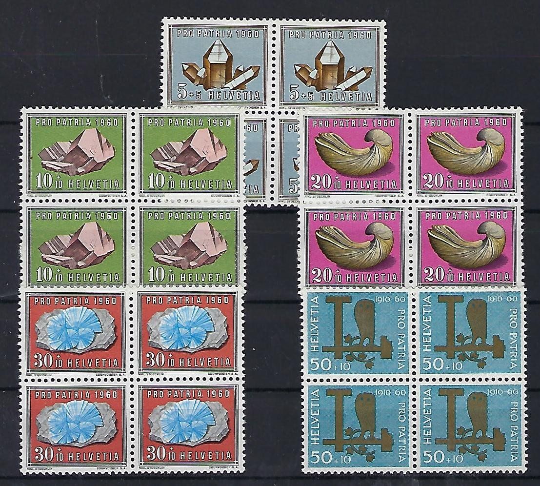 Tutti i francobolli: 1960  Patria Viererblocks postfrisch **  15428 – Usato da Lunden venduto da Animus999