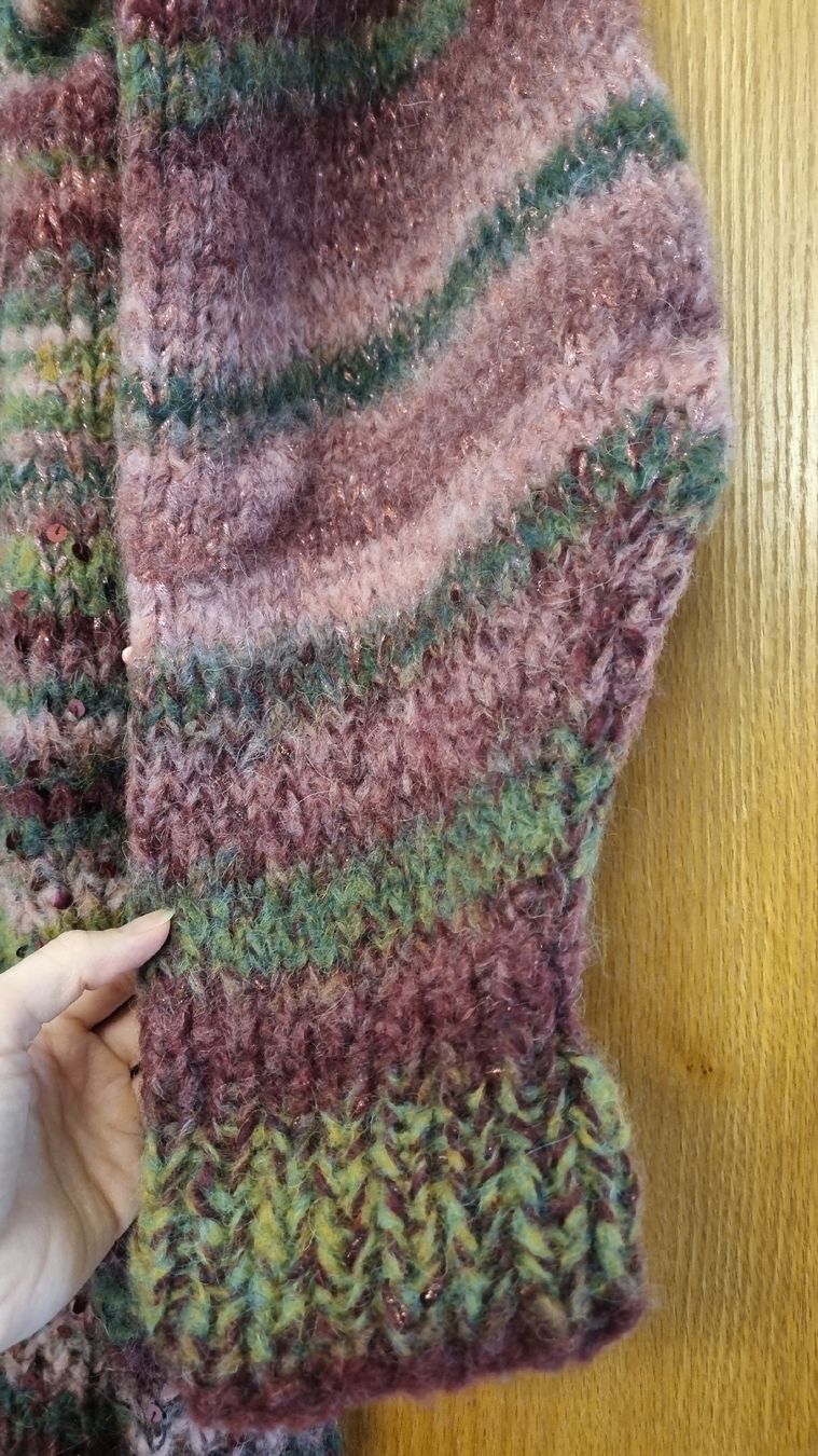 Giacche: Coole elbstgemachte Strickjacke, Gr. M/L – Nuovo (secondo la descrizione) da Oftringen venduto da MalousAllerlei 3