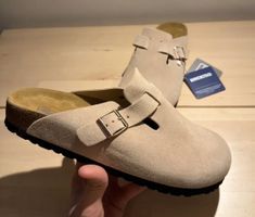 Birkenstock Boston Größe 43 Oyster Tonal