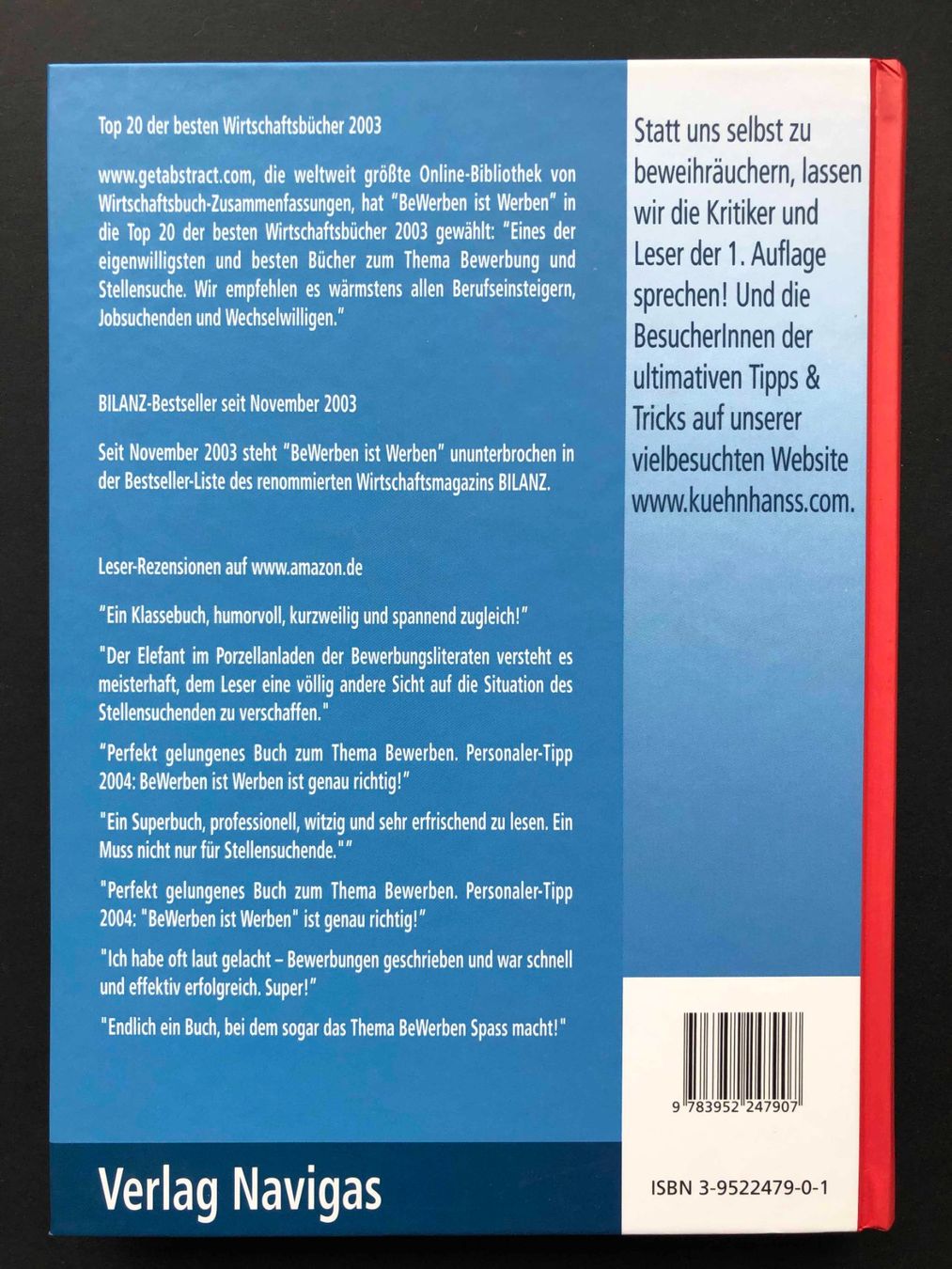 Libri: Buch: "BeWerben ist Werben" – Usato da Balzers venduto da Anna101 1