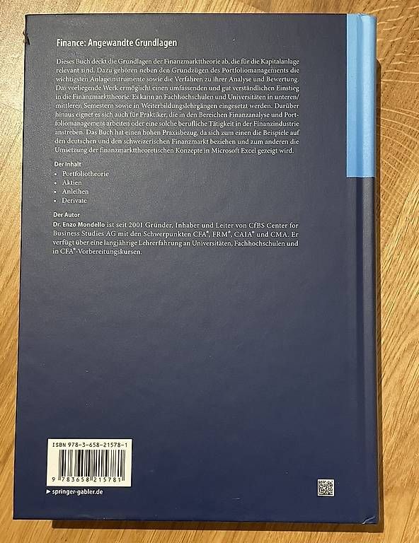 Livres: Finance: Angewandte Grundlagen – D'occasion à Wila par pat_24 1
