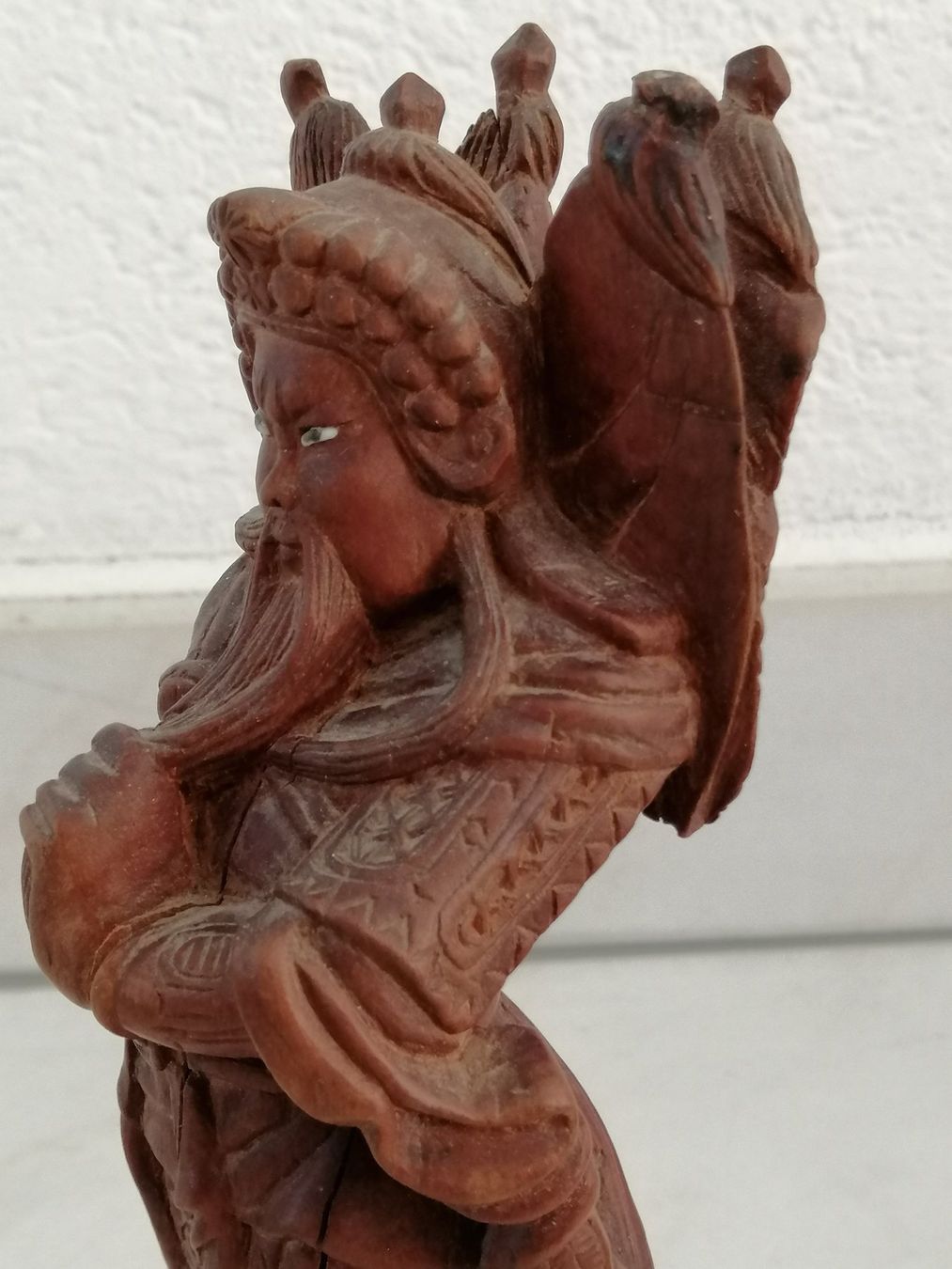 Skulpturen & Statuen: Holzgeschnitzte alte, chinesische Wächterfigur – Gebraucht aus Oberriet SG von Atir47 3