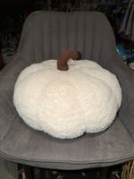 Herbst Deko: GROSSER flauschiger Kürbis