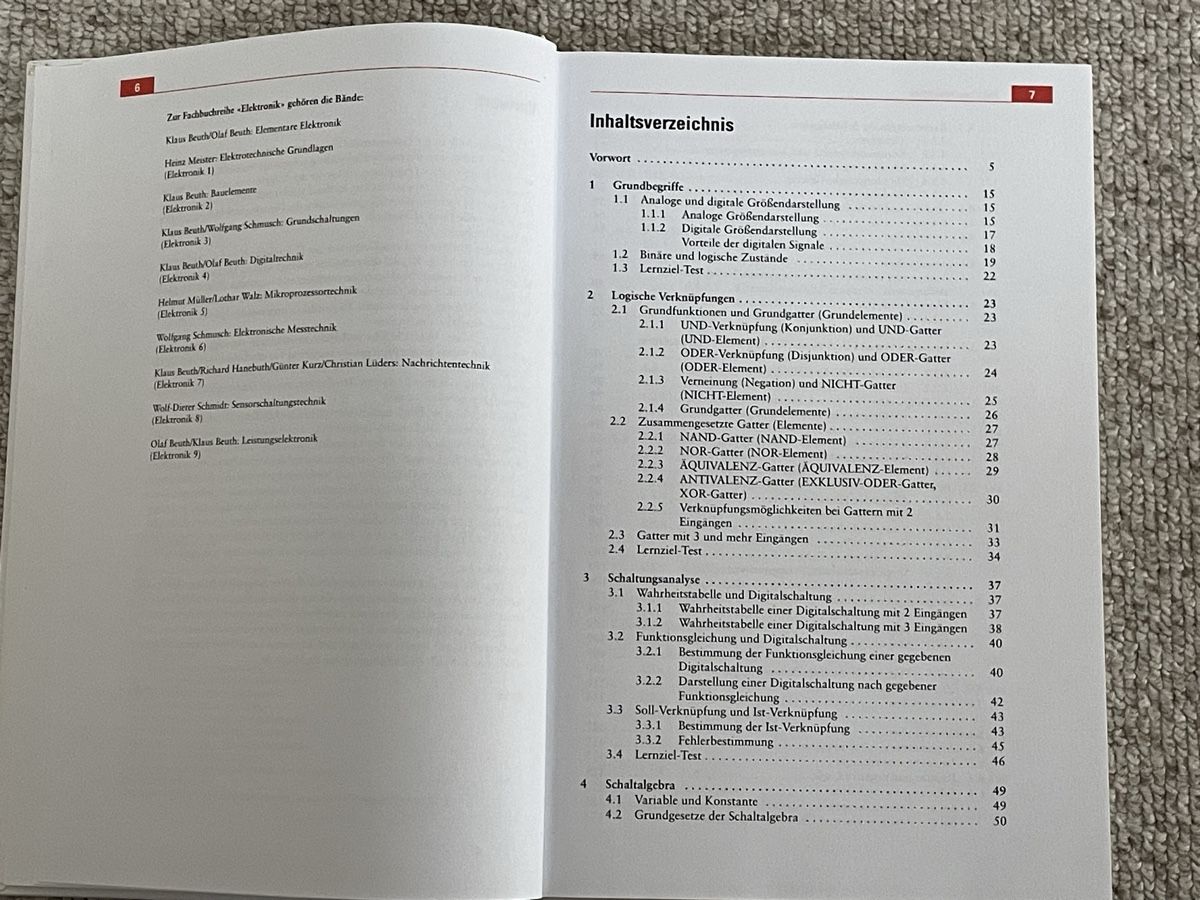 Libri: Digitaltechnik, Klaus Beuth, Elektronik 4, Top Zustand! – Usato da Ehrendingen venduto da renue 3