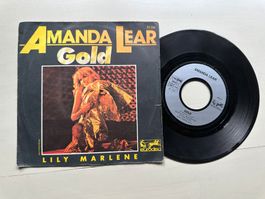 AMANDA LEAR tolle Single Kult 70's Disco Queen Gold