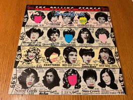 Rolling Stones LP "Some Girls" rote Vinyl guter Zustand