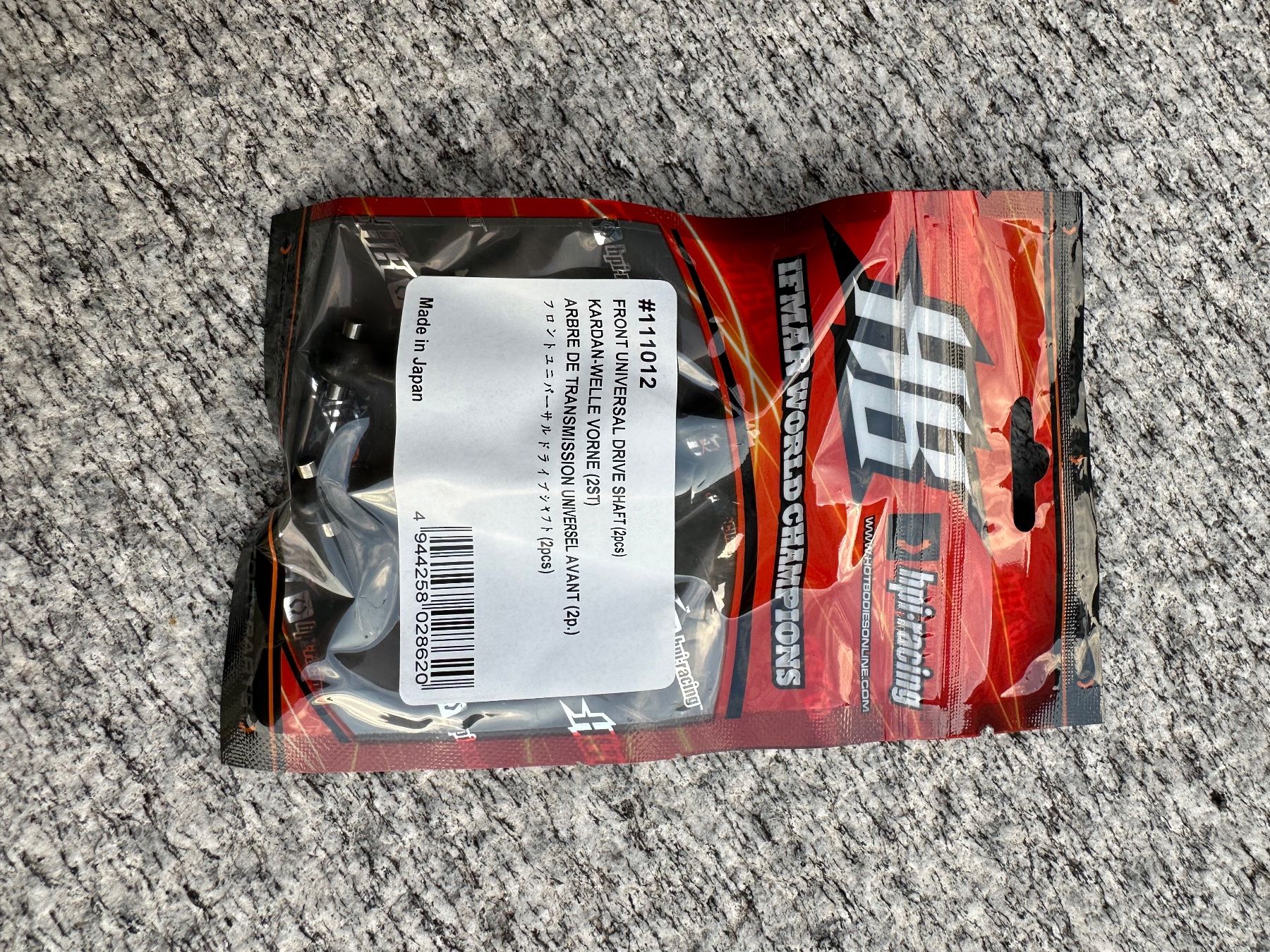 HPI Modellismo RC: HPI 111012 RACING FRONT UNIVERSAL DRIVE SHAFT – Nuovo e nell'imballaggio originale da Chiasso venduto da Carrara-Modellismo 2