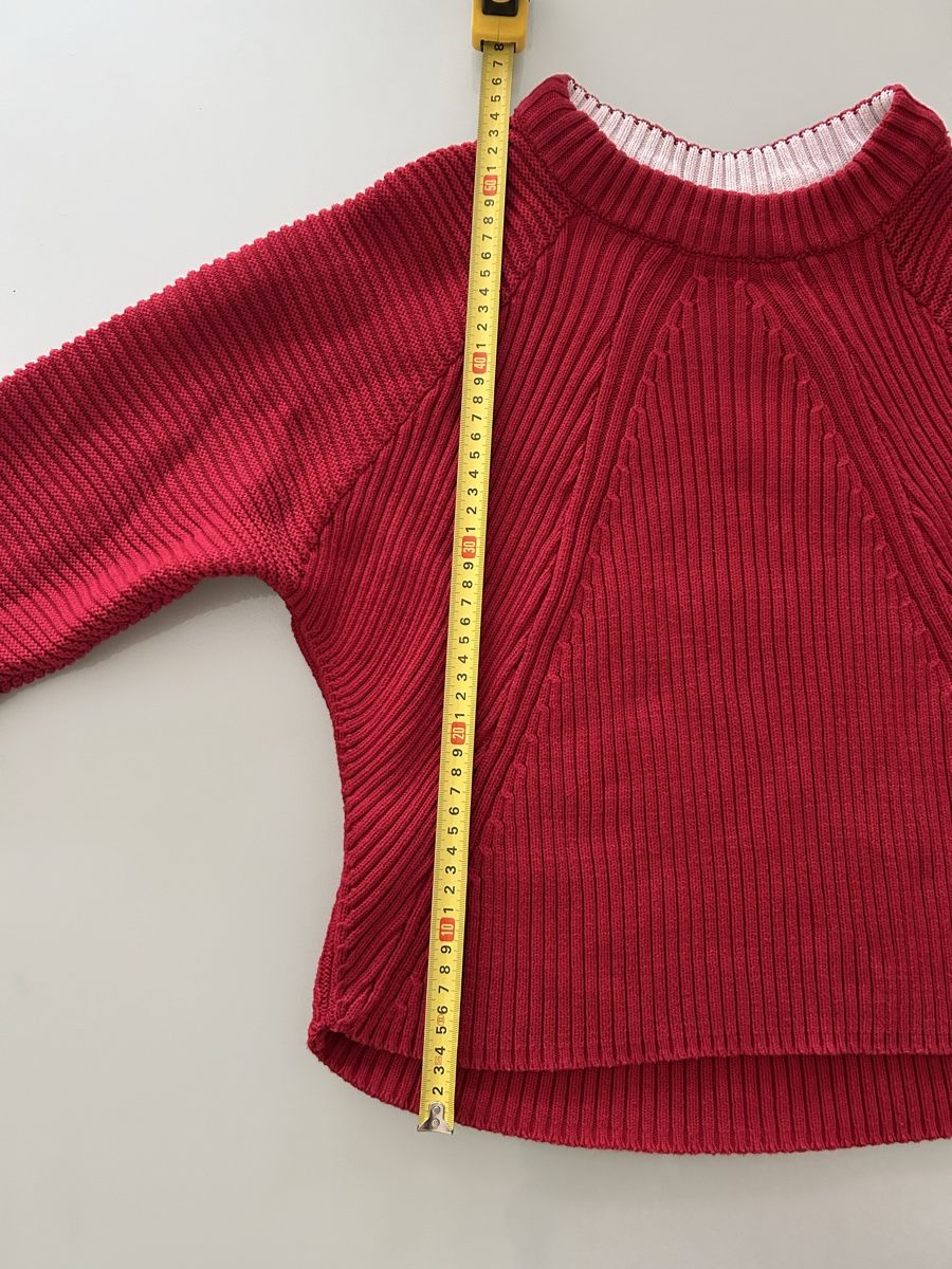 Mango Pullover & Sweatshirts: Pull Mango rouge en coton, taille M - Chaud pour l'hiver! – Gebraucht aus Morges von cat_6cm9 5
