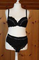 Set BH und Hose schwarz mit Bordüre Gr. L (1)