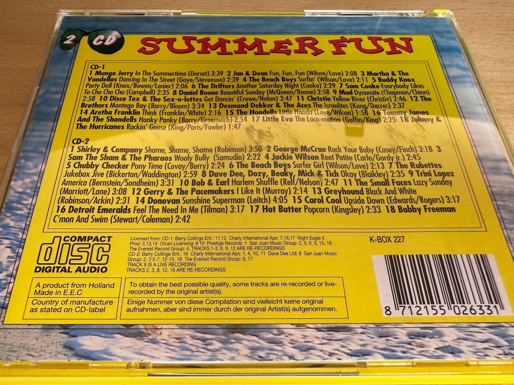 CDs: Summer Fun - 2 CD – Gebraucht aus Rikon im Tösstal von Alpenmutz 1