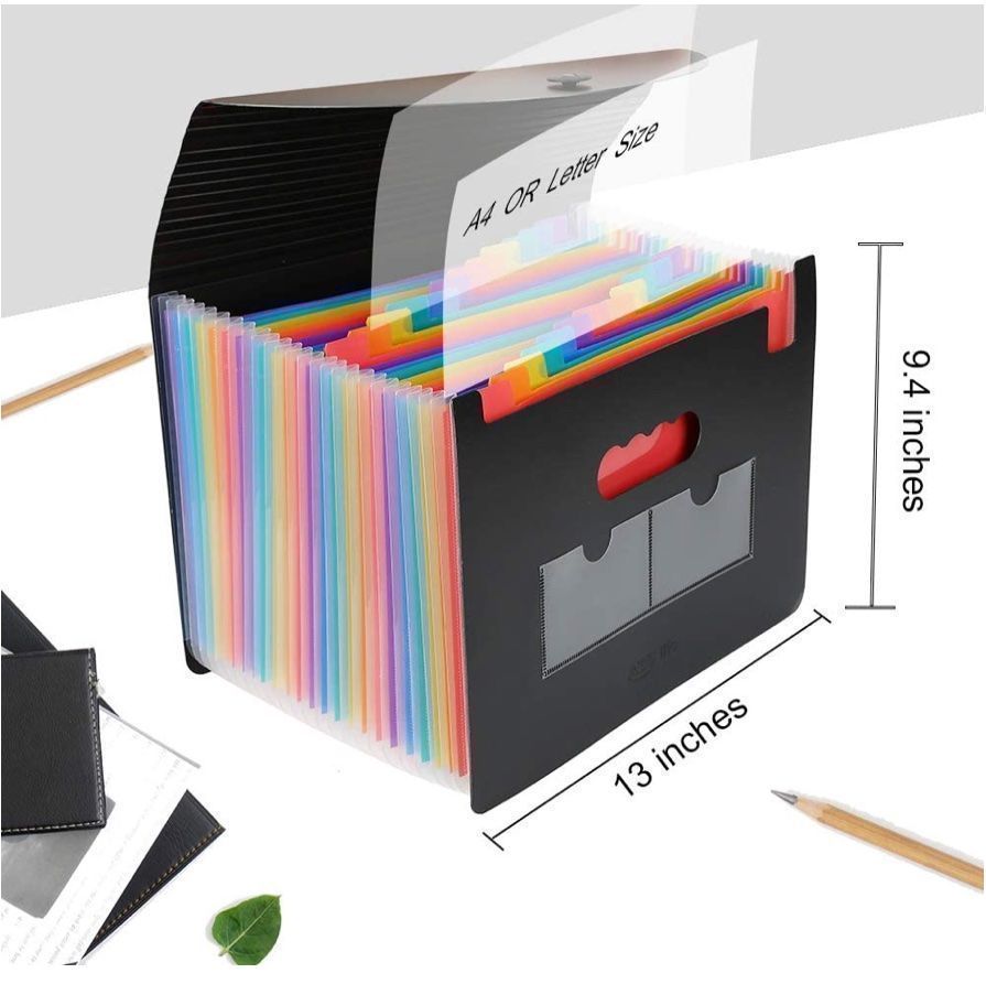 Valigie & Borse: 3 Dokumentenmappen A4, Fächermappe – Nuovo e nell'imballaggio originale da Bülach venduto da StoreInShop.com 3