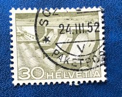 Nr.303 mit Stempel Niederdruckkraftwerk 1949   