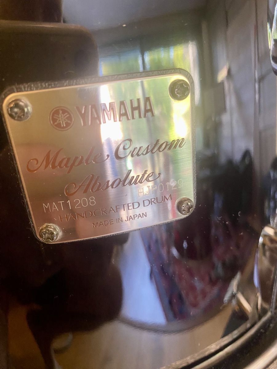 Yamaha Strumenti musicali: Yamaha Maple Custom Absolute Piano Black 18/10/12/14  – Usato da Laconnex venduto da BoumTchiBoumBoum 4