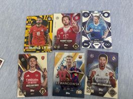 Sammelkarte Fussball Champions League 6 Karten