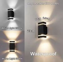 Applique murale extérieure LED E27 IP65 LED étanche