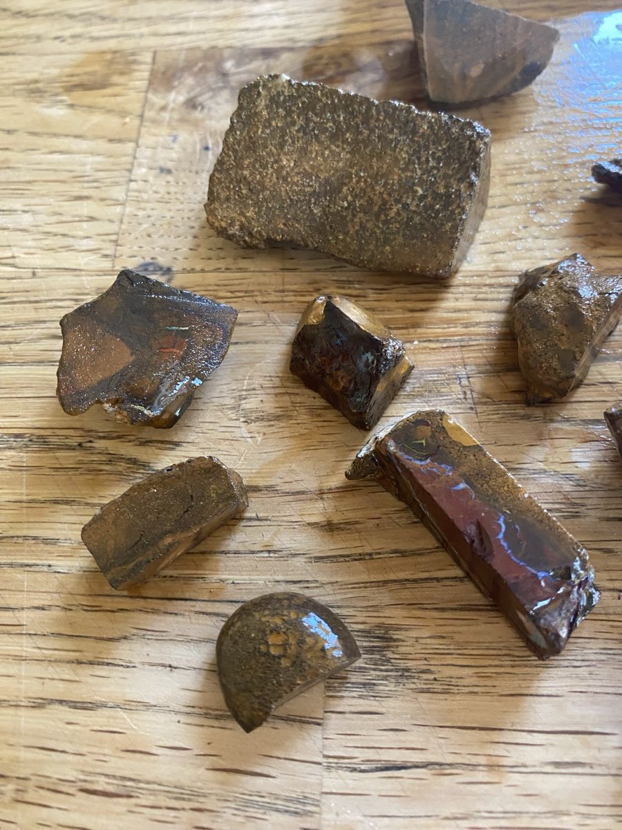 Edelsteine: 12 Boulder Rohopale  – Gebraucht aus Flawil von Naphtali 1