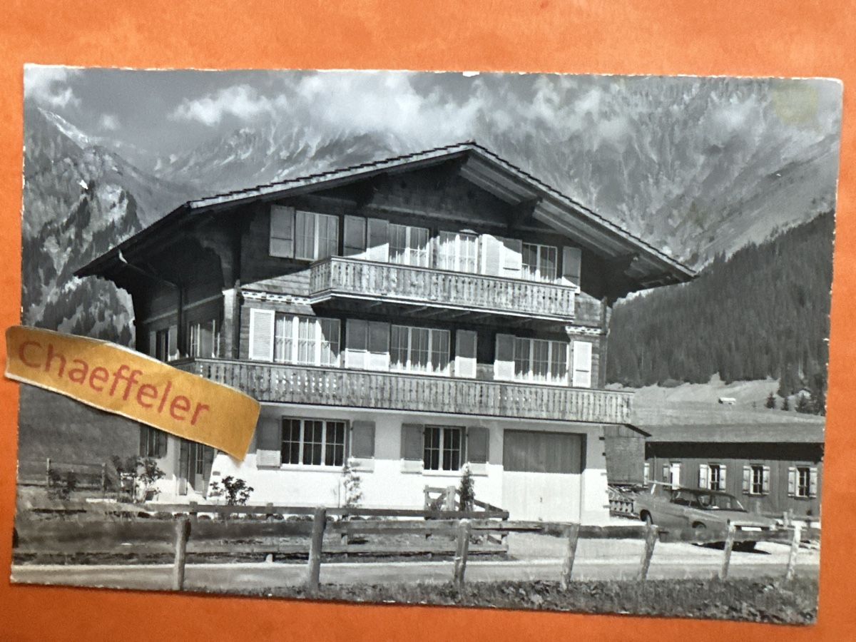 Ansichtskarten: Chalet Happy, Adelboden, Gilbach – Gebraucht aus Zürich von Chaeffeler