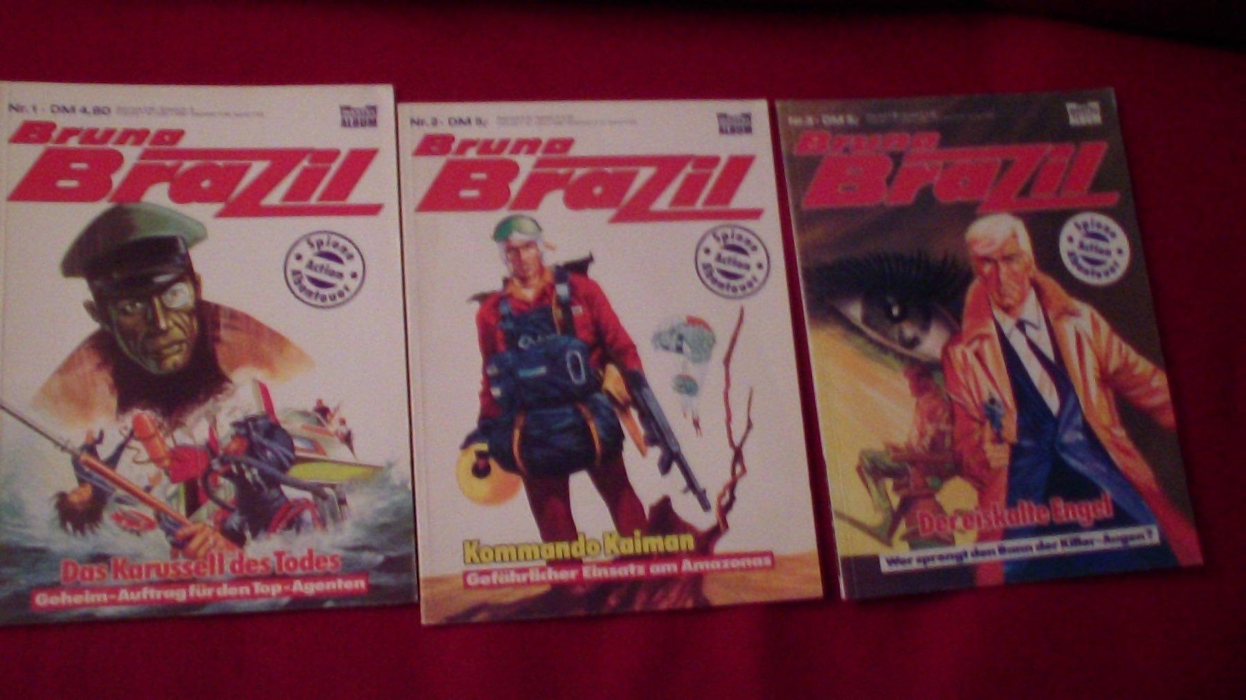 Fumetti: 3 X BRUNO BRAZIL BASTEI NR.1-3 – Usato da Volketswil venduto da nemo2000 1
