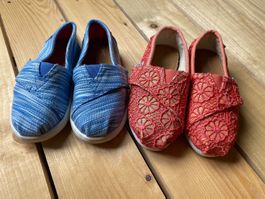 Toms Enfants Taille 23.5 2 pack