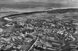 Ins BE // Fliegeraufnahme 1962 Flugbild