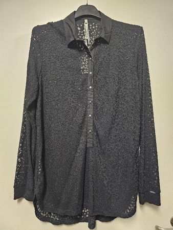 Tunique/Chemise/Neuve Cop.Copine/Dentelle Noire/Taille:42