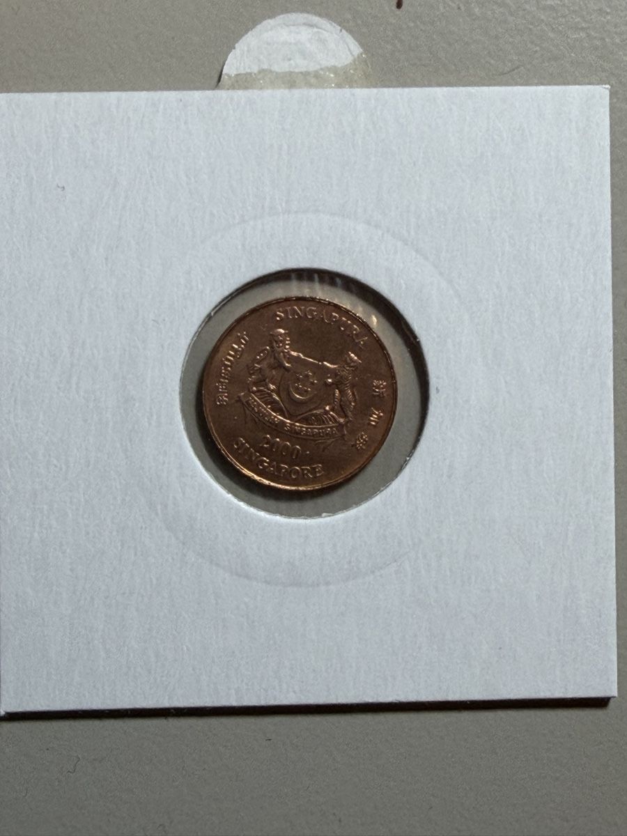 Alle Münzen: Singapour - 1 cent - 2000 – Gebraucht aus Payerne von Mike1682 1