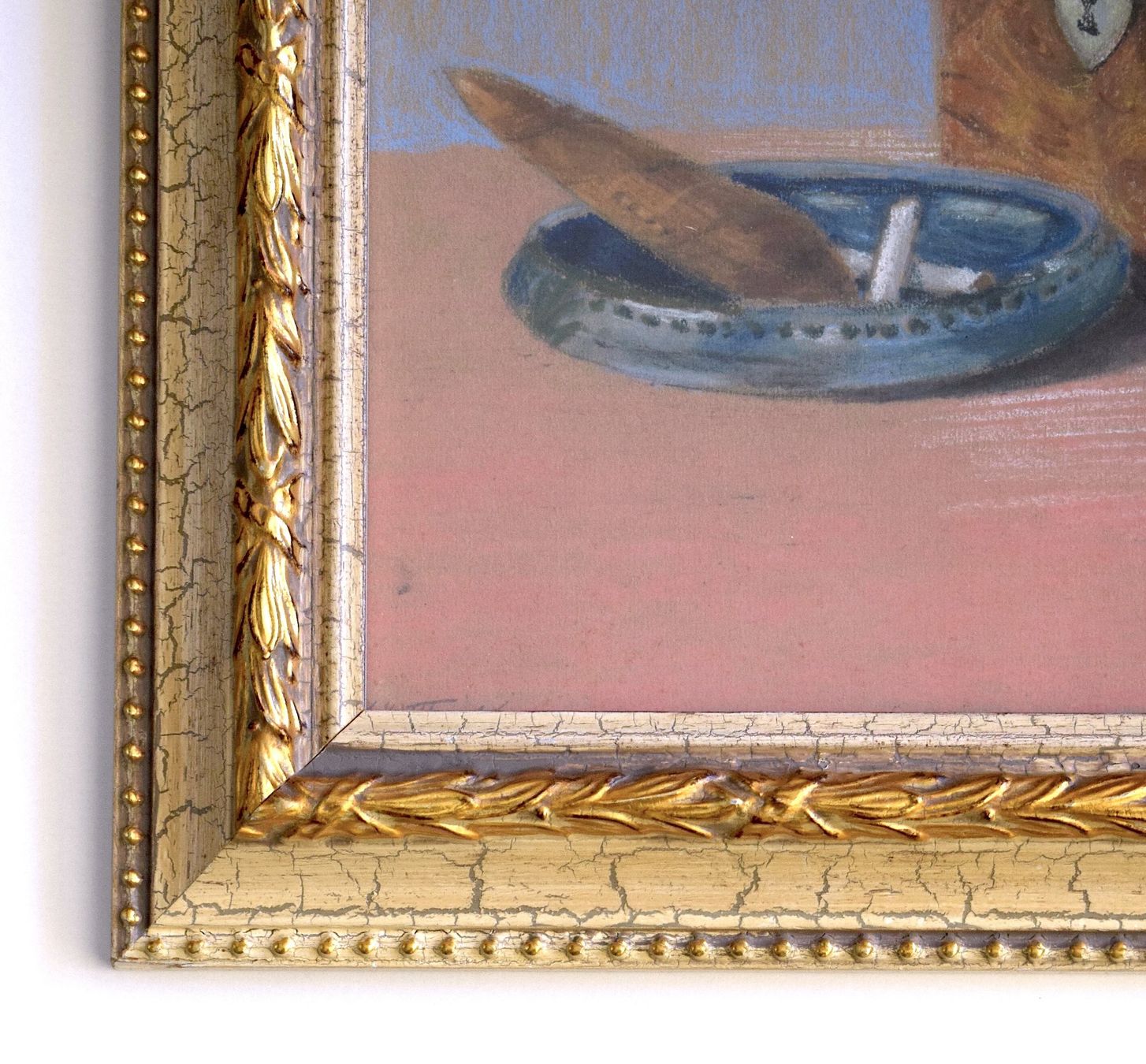 Dipinti: TOP Stillleben sign. antik Pfeife Zigarre Jugendstil – Usato da Zürich venduto da Kunstvoll 6