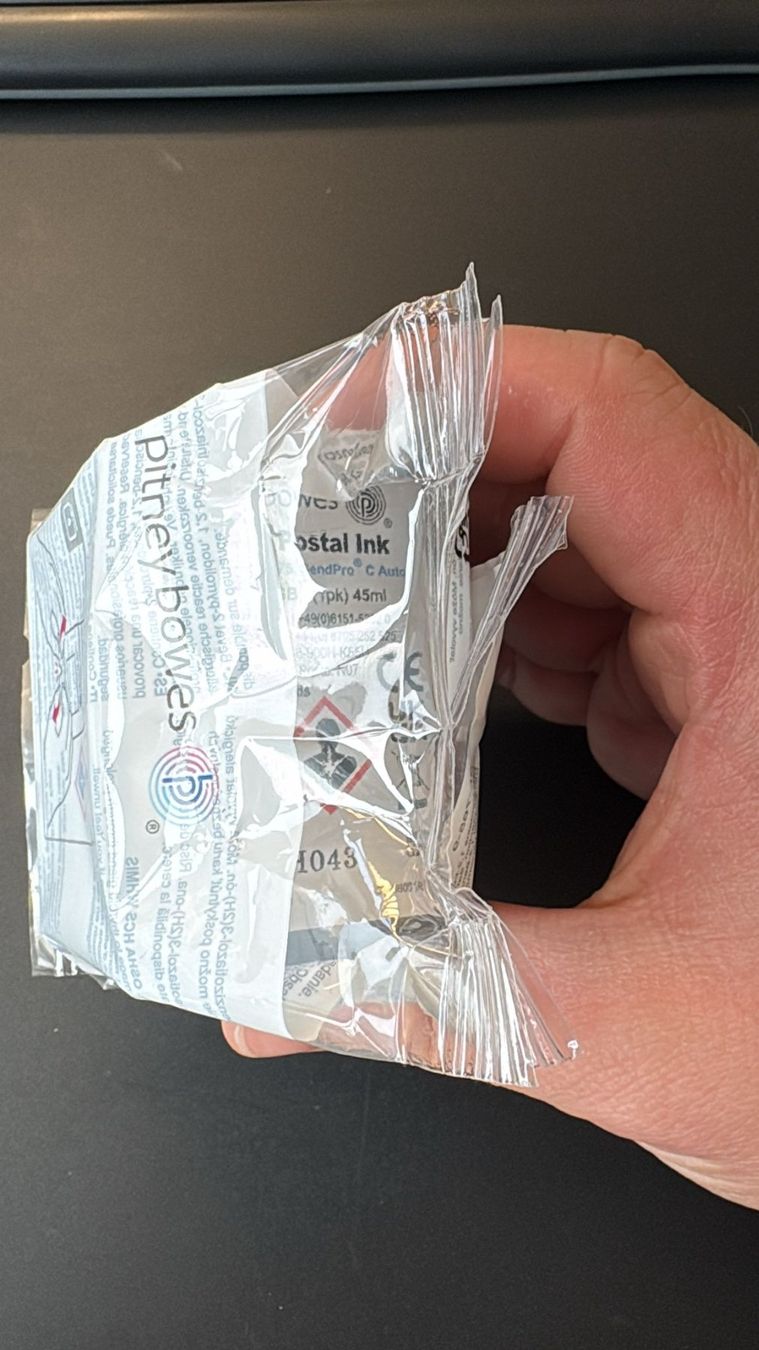 Cartucce per stampanti & toner: Tintenpatrone von Pitney Bowes Farbe Blau – Nuovo e nell'imballaggio originale da Sursee venduto da Network_41AG 2