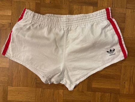 Short Adidas vintage blanc et rouge taille 4 - 39cm!