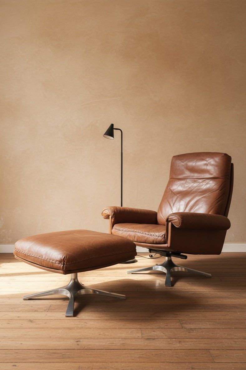 De Sede Poltrone: FAUTEUIL ET OTTOMAN DE SEDE DS-31 – Usato da Moutier venduto da Vintage-signature 2