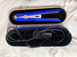 Dyson Corrale Glätteisen Blau mit Ladebox guter Zustand