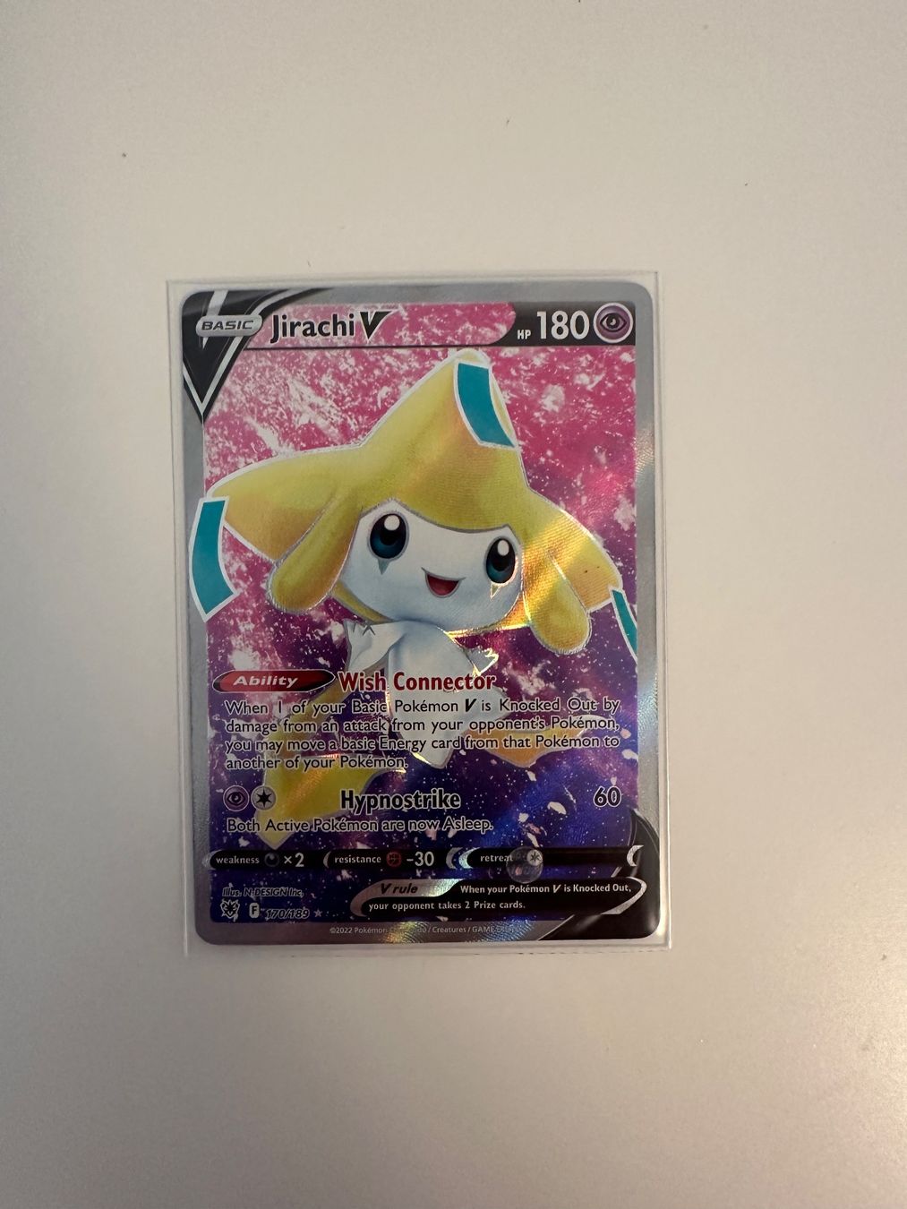Pokémon Carte collezionabili: Jirachi V - 170/189 – Usato da Zürich venduto da Leica9