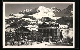 Adelboden, Hotel Schoenegg mit Bunderspi