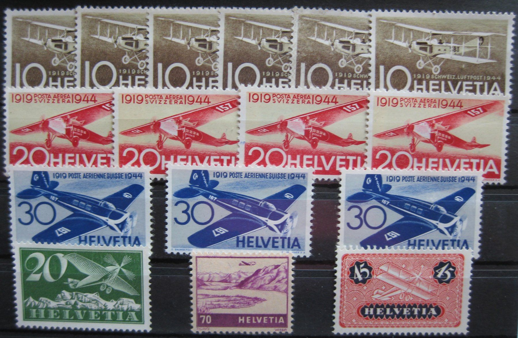 Tous les timbres: Flugpost postfrisch – Neuf (Voir description) à Frauenfeld par Interessent1