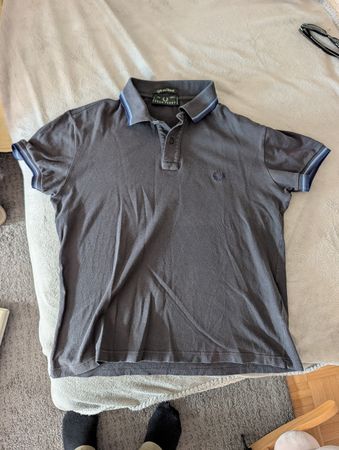 Polo Shirt Fred Perry dunkelgrau Grösse 42 107cm